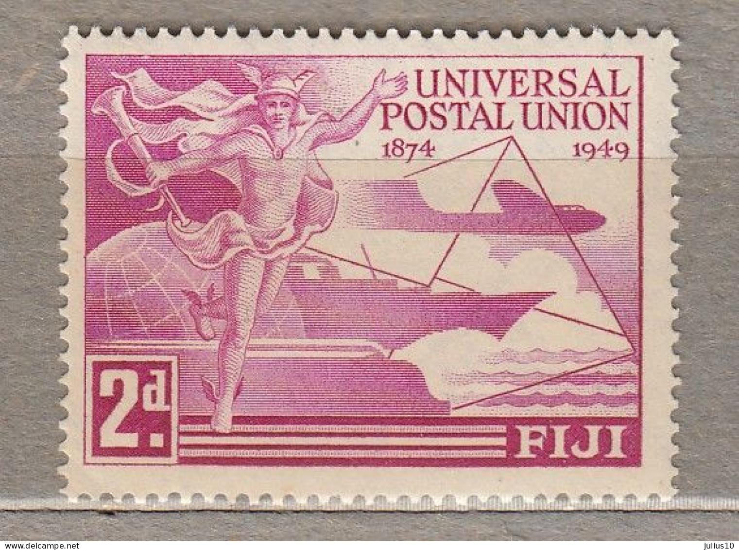 FIJI 1949 UPU MNH(**) Mi 116 #34341 - Fiji (...-1970)