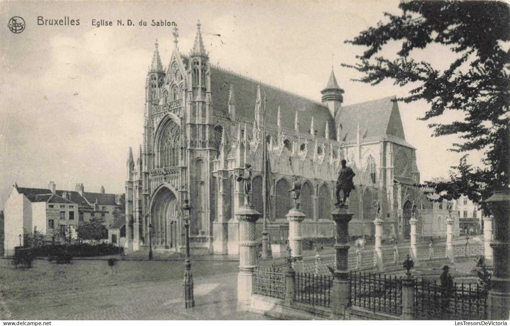 BELGIQUE - Bruxelles - Eglise Notre Dame Du Sabion - Carte Postale Ancienne - Bauwerke, Gebäude