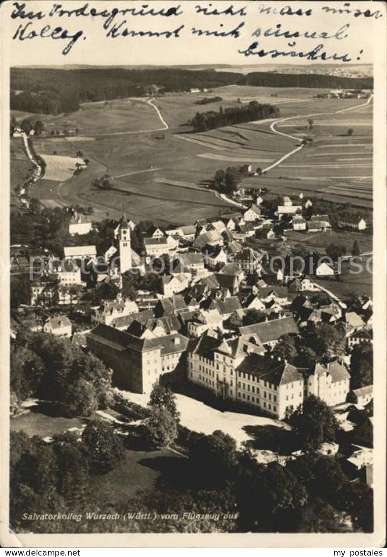 41581318 Wurzach Bad Fliegeraufnahme Adelshofen - Bad Wurzach