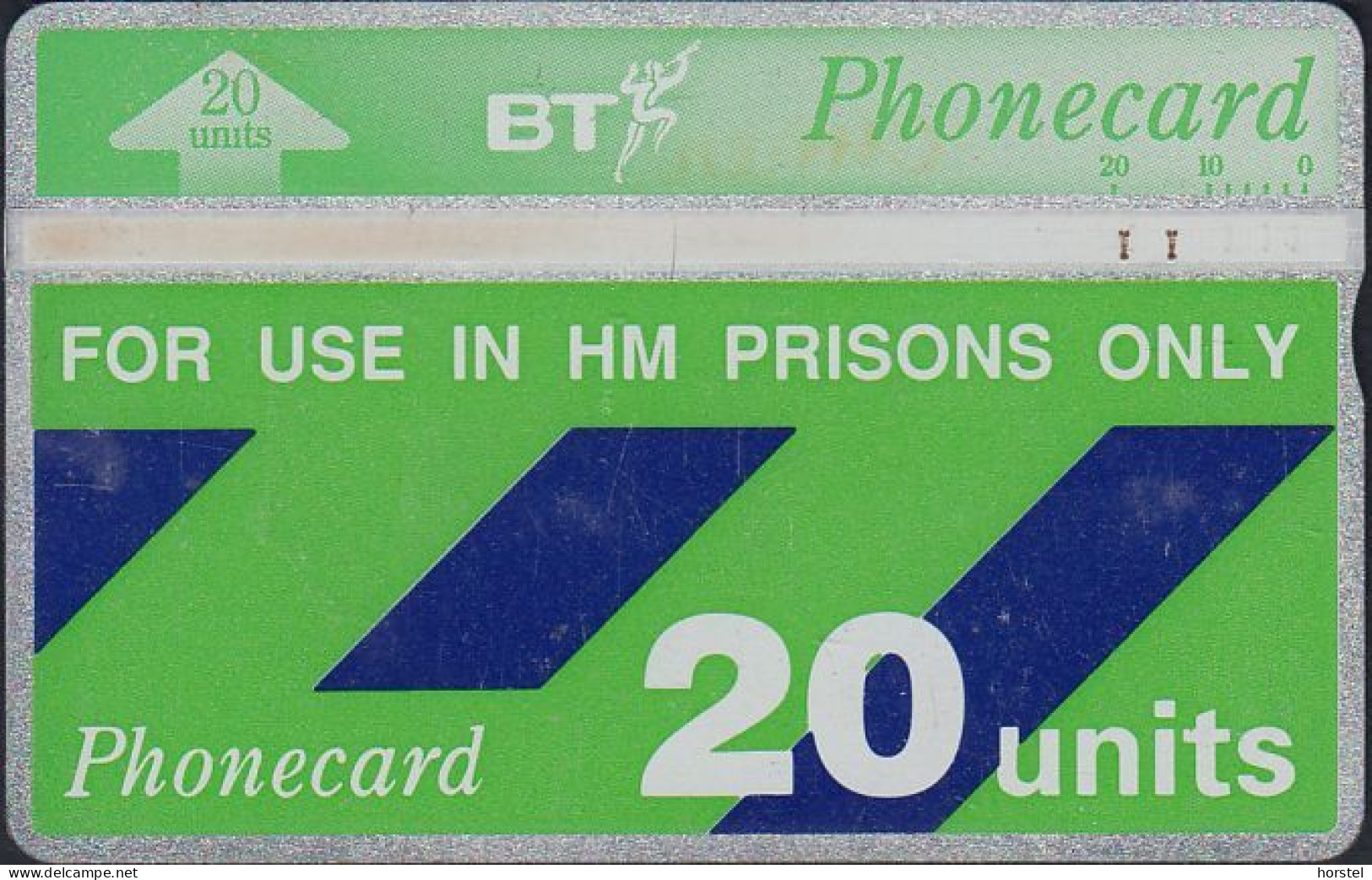 UK - British Telecom L&G H.M. Prison Card CUP005  (266C)  20 Units - Prigioni