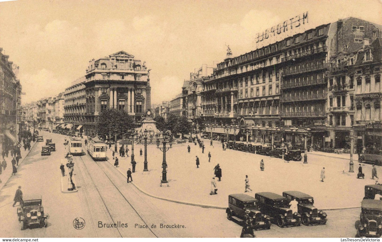 BELGIQUE - Bruxelles - Place De Brouckère - Carte Postale Ancienne - Plätze