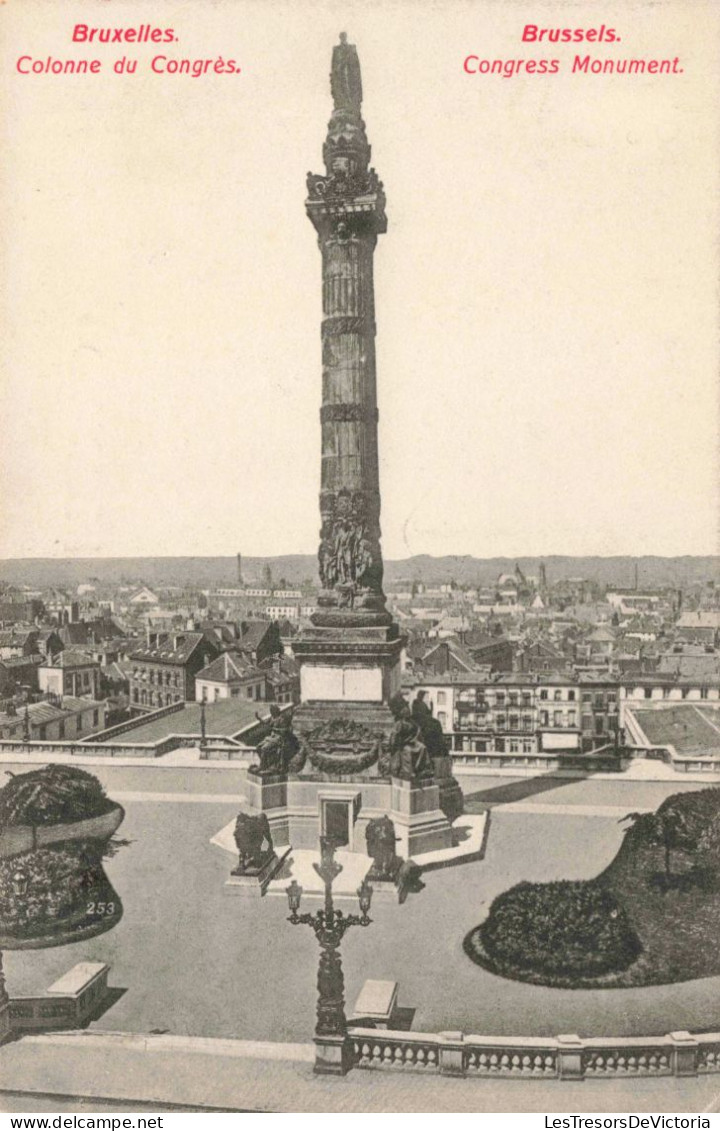 BELGIQUE - Bruxelles - Colonne Du Congrès - Carte Postale Ancienne - Monumenti, Edifici
