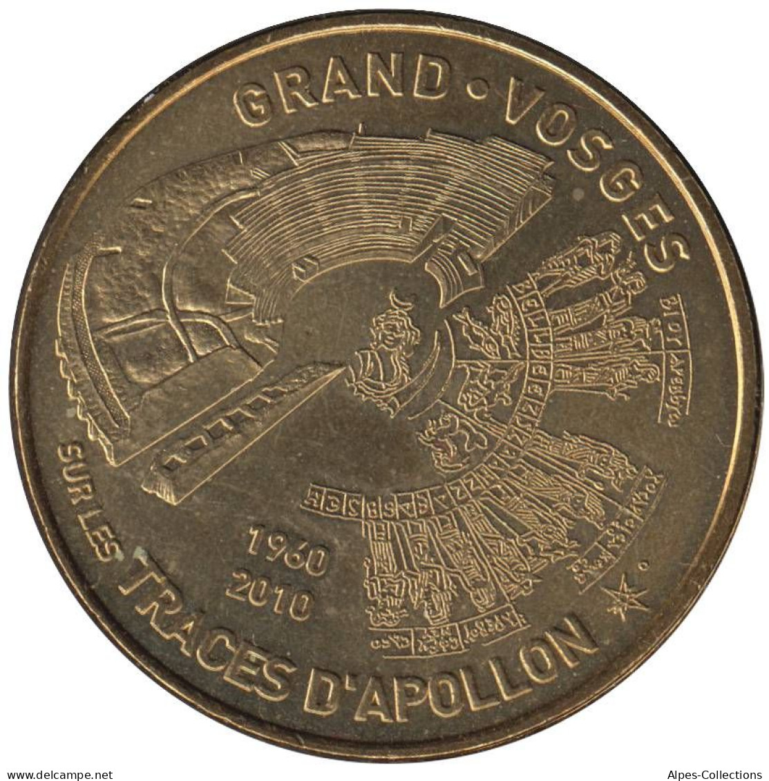 88-1049 - JETON TOURISTIQUE MDP - Grand - Sur Les Traces D'Apollon - 2010.1 - 2010