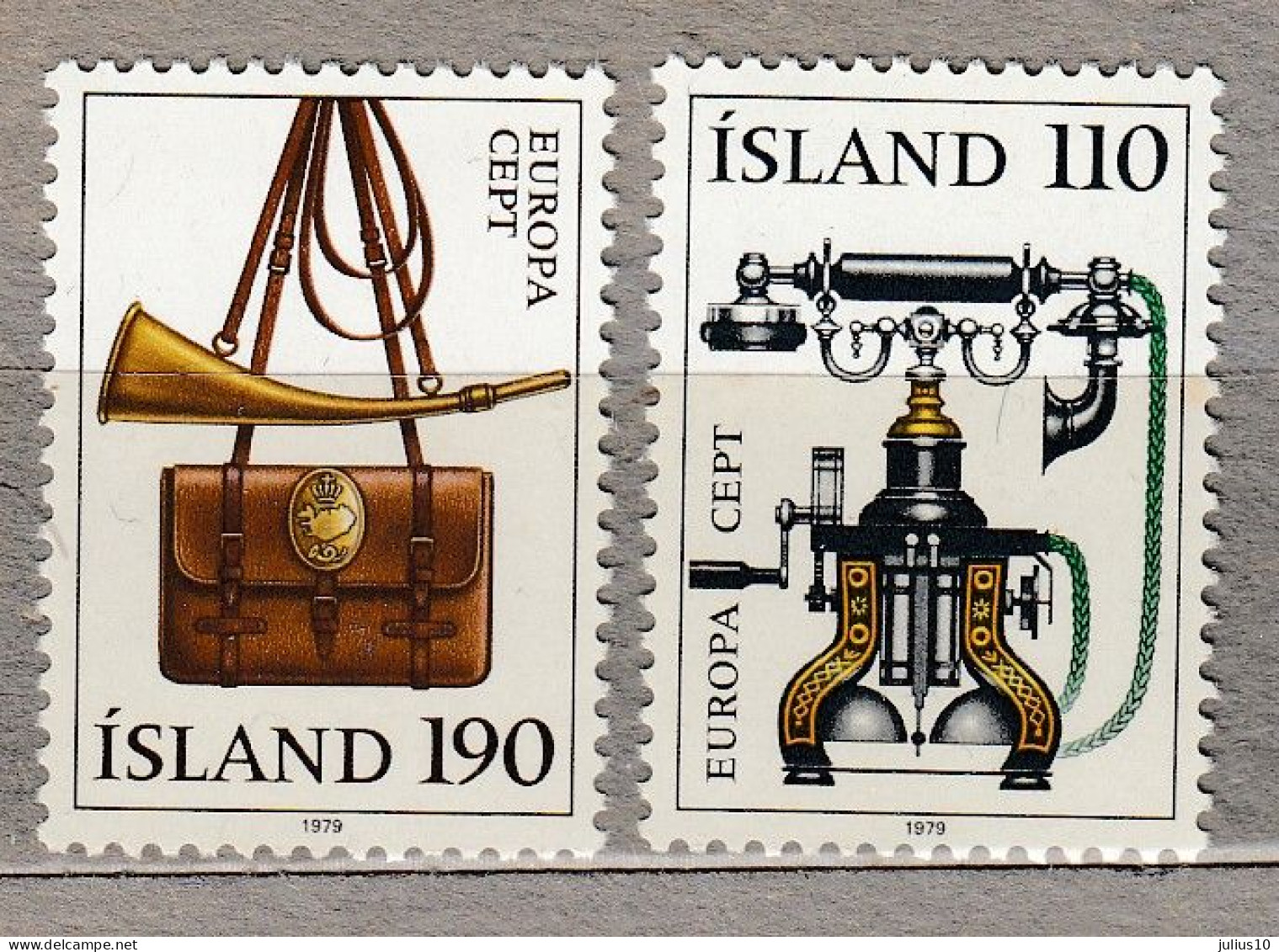 ICELAND ISLAND Europa CEPT 1979 MNH(**) Mi 539-540 #34345 - Unused Stamps