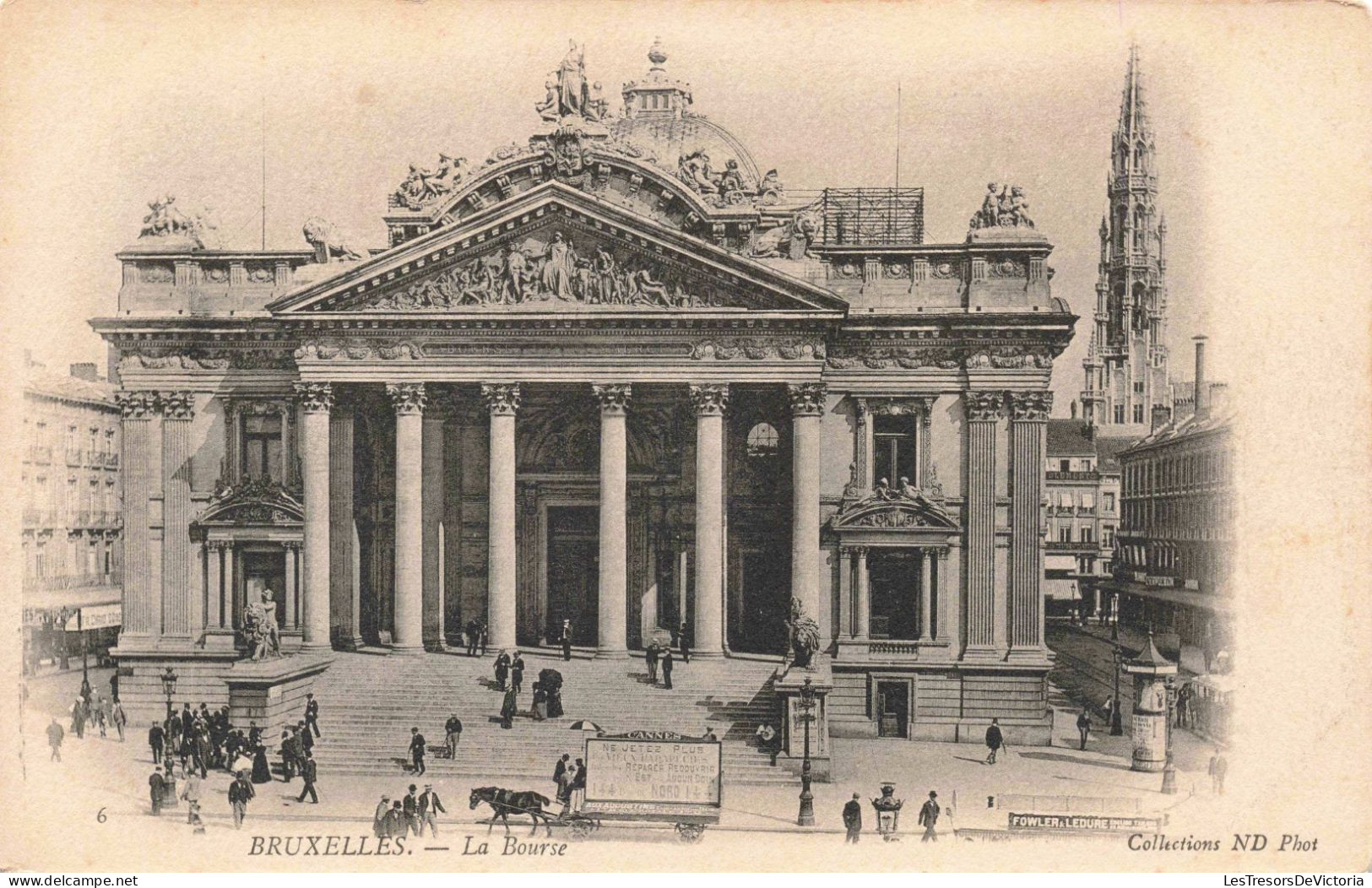 BELGIQUE - Bruxelles - La Bourse - Carte Postale Ancienne - Monuments, édifices