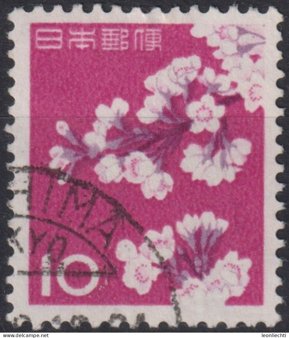 1961 Japan-Nippon ° Mi:JP 758A, Sn:JP 725, Yt:JP 677, Cherry Blossoms - Used Stamps