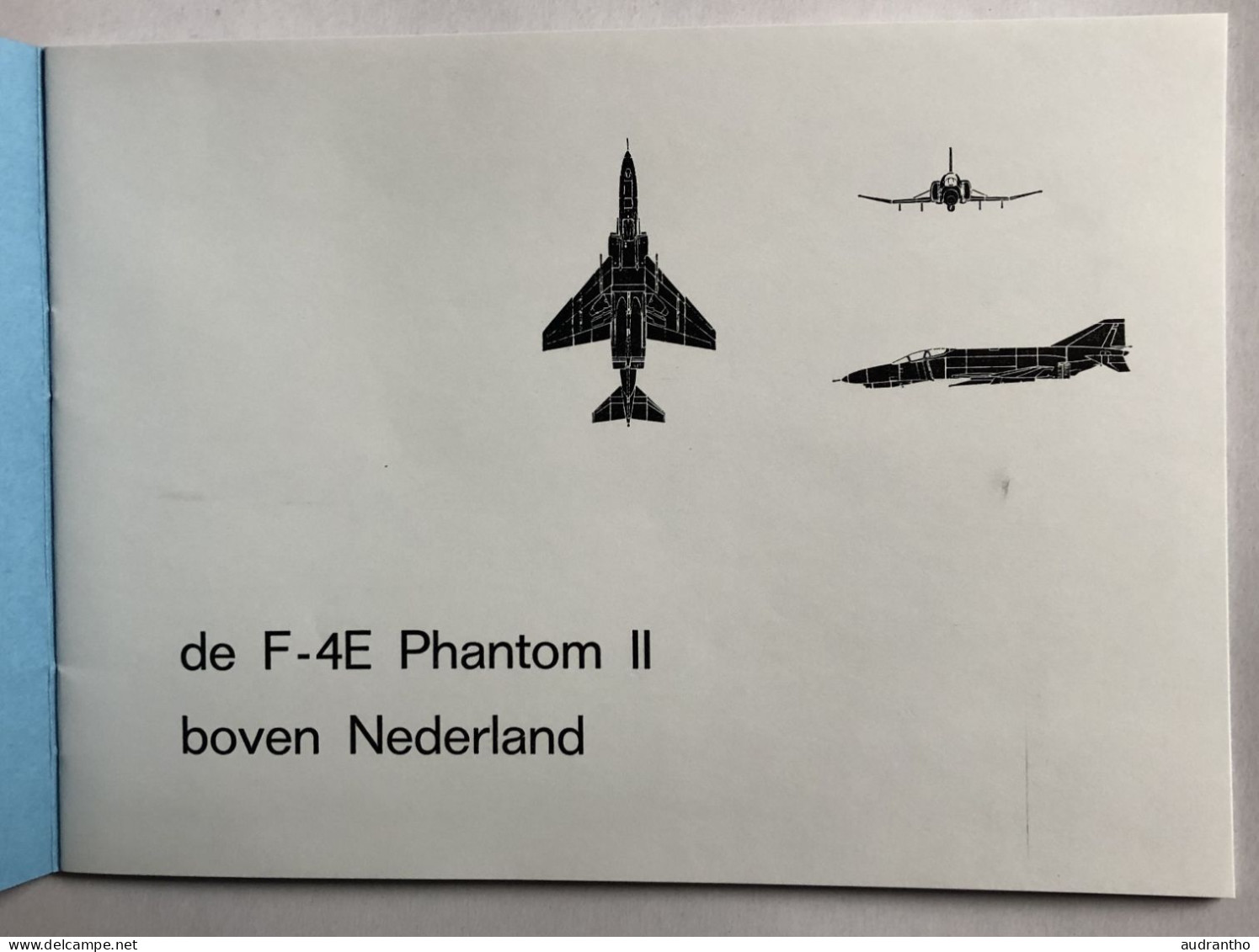 Livret De 1973 - Avion F-4E Phantom II Aviation - Armée De L'air Néerlandaise Koninklijke Luchtmacht - Aviation