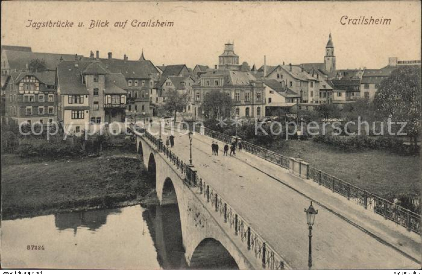 41580565 Crailsheim Jagstbruecke Kirche Crailsheim - Crailsheim