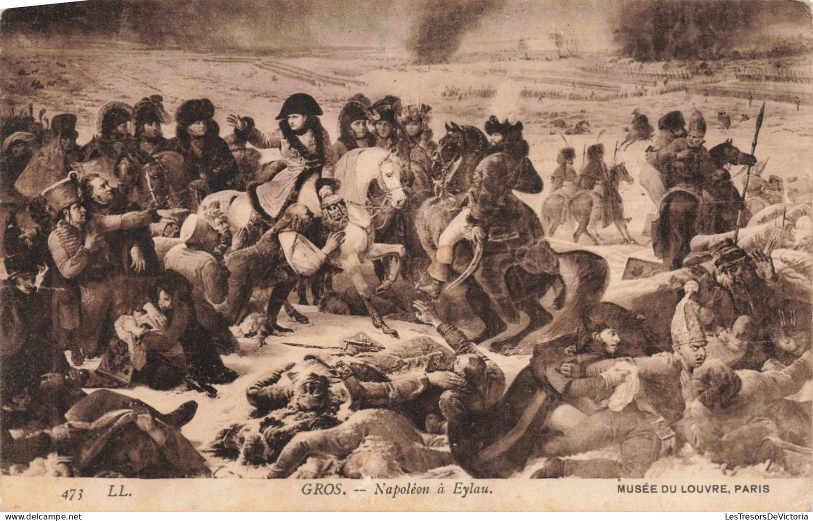 CELEBRITES - Hommes Politiques & Militaires - Gros - Napoléon à Eylau - Carte Postale Ancienne - Politicians & Soldiers