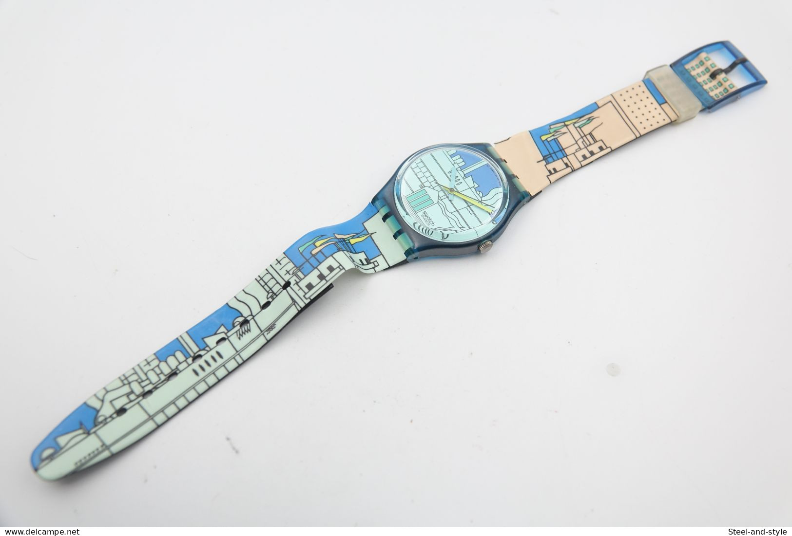 Watches : SWATCH - Metroscape  - Nr. : GN109 - Original - Running - OK Condition - 1990 - Orologi Moderni