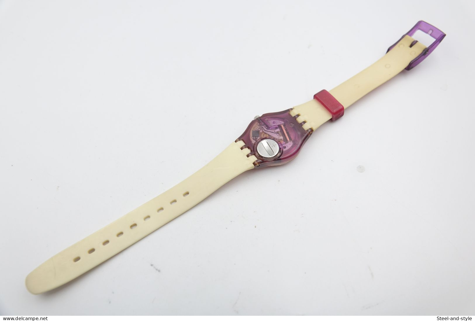 Watches : SWATCH - Coeurs & Carreaux  - Nr. : LV104 - Original - Running - OK Condition - 1999 - Orologi Moderni