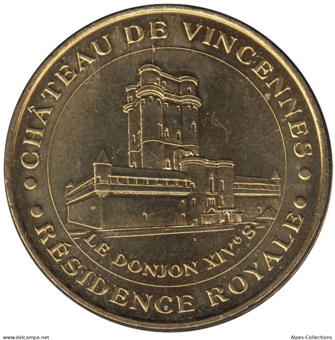 94-0340 - JETON TOURISTIQUE MDP - Château Vincennes - Résidence Royale - 2008.1 - 2008