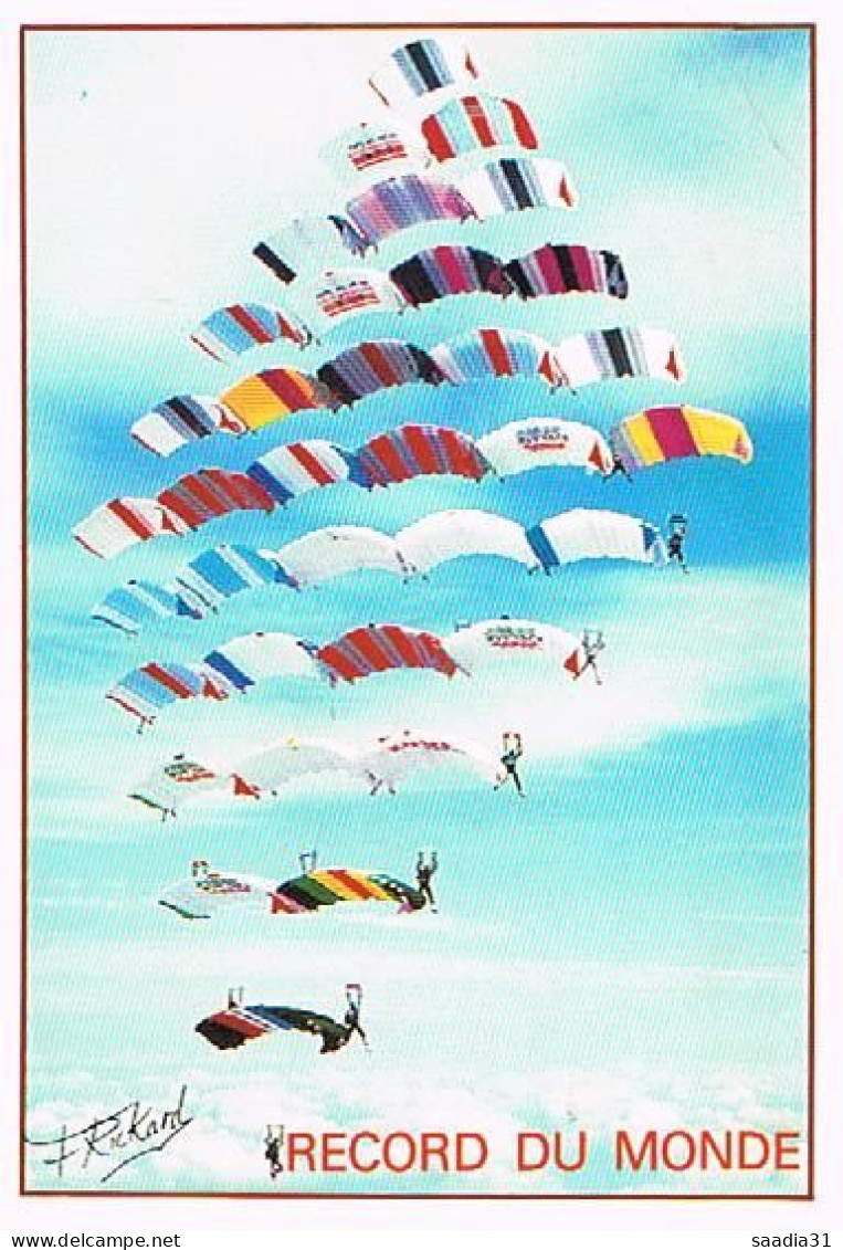 PARACHUTISME  RECORD DU MONDE 36 PARAS FRANCAIS - Parachutespringen