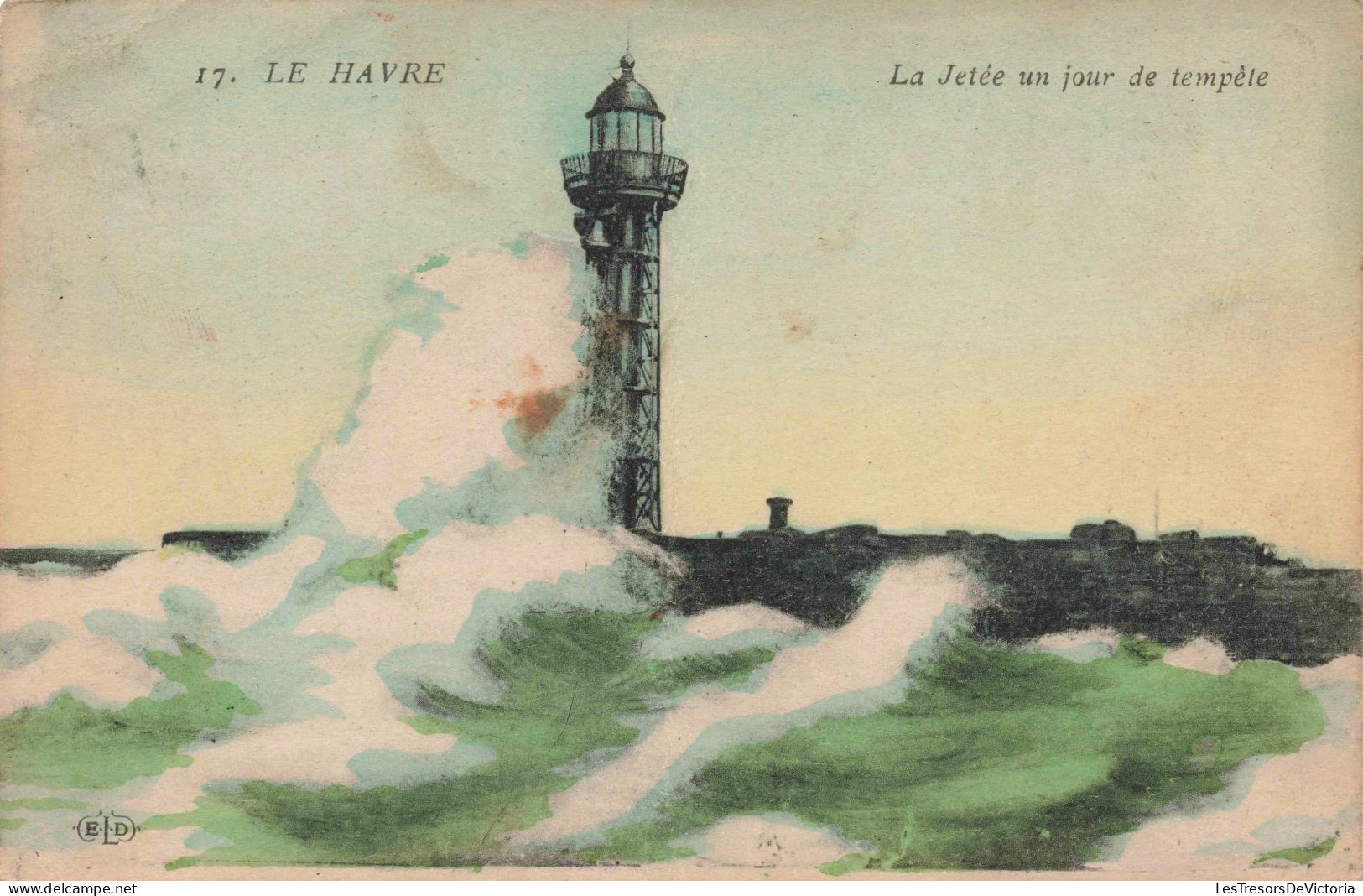 FRANCE - 76 - Le Havre - La Jetée Un Jour De Tempête - Carte Postale Ancienne - Hafen