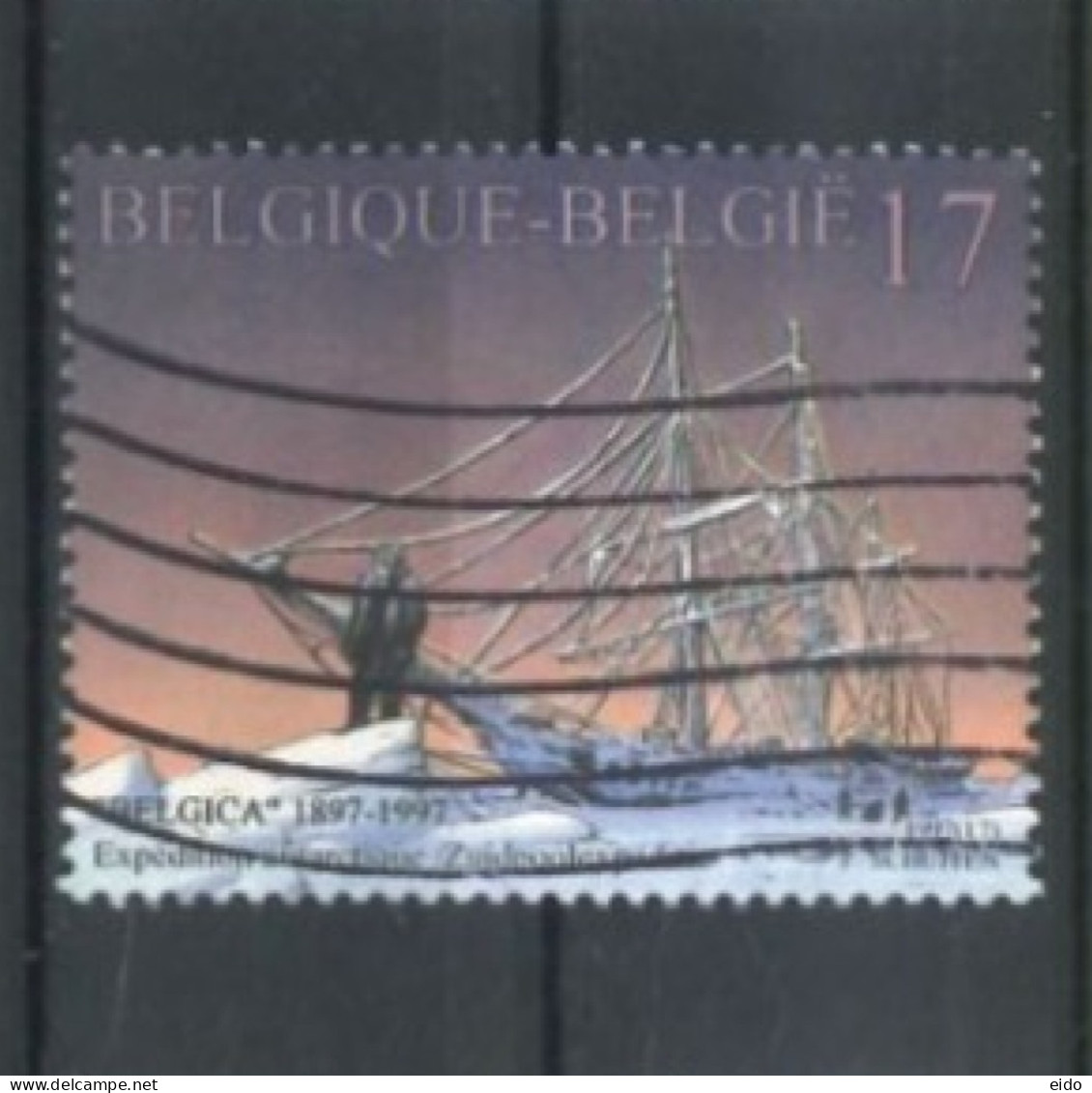 BELGIUM  - 1997, CENT OF BELGIAN ANTARCTIC EXPEDITIONE STAMP, SG # 3401, USED. - 1993-2013 Koning Albert II (MVTM)