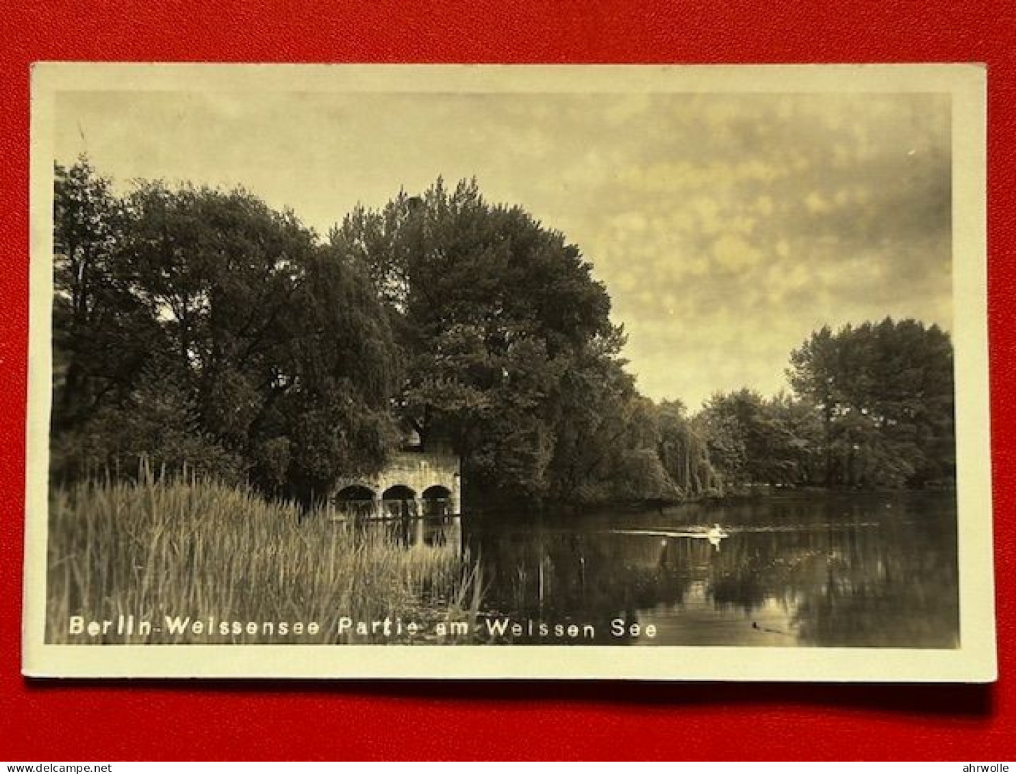 AK Berlin Weissensee Partie Am Weissen See 1937 - Weissensee