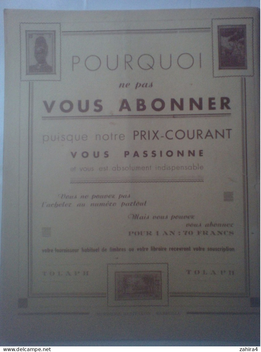 Temps Guerre Prix Courant Philatélique Illustré N°7 Clef Hiéroglyphe Colonie Bloc Antibolchévique Cavalin D Sardaigne - Frankrijk