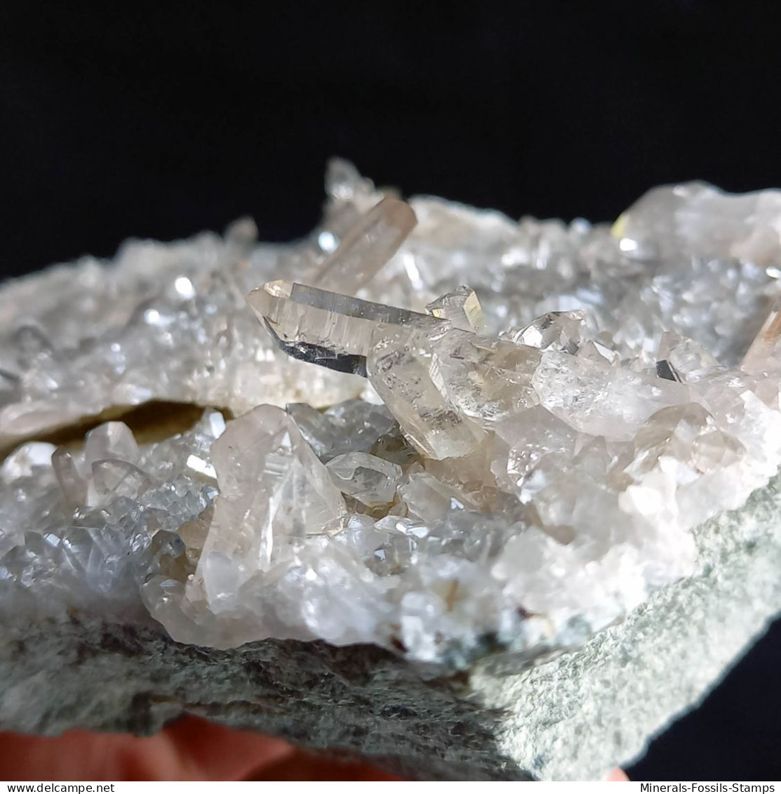 #BRA3.01 Magnifique QUARTZ cristaux (Valle Stura, Cuneo, Piémont, Italie)