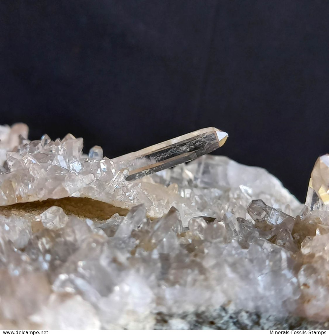 #BRA3.01 Magnifique QUARTZ cristaux (Valle Stura, Cuneo, Piémont, Italie)