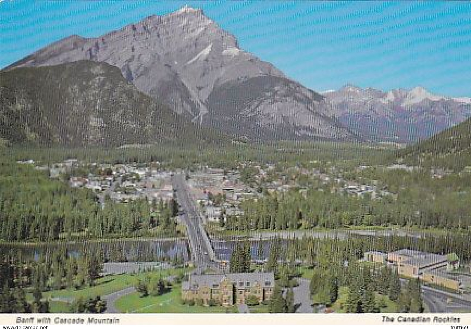 AK 194276 CANADA - Banff With Cascades Mountain - Banff