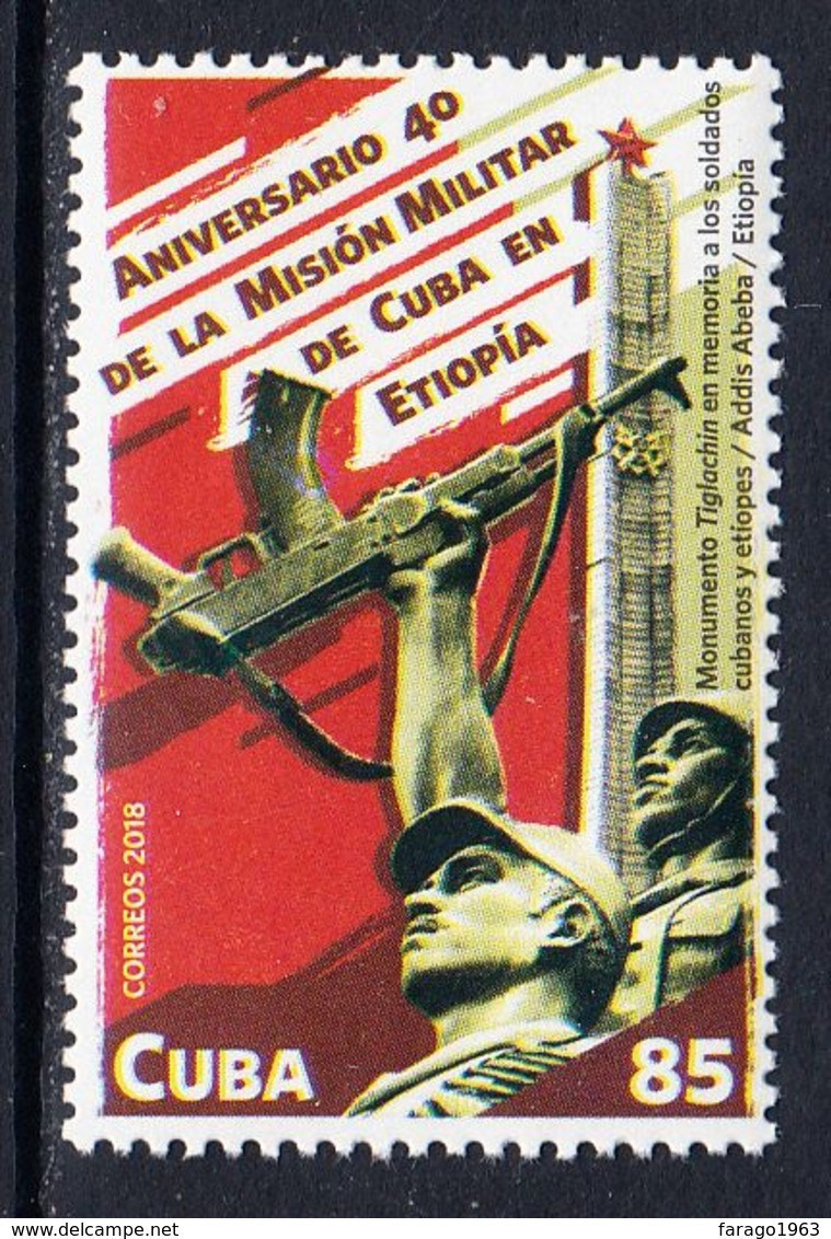2018 Cuba Military Mission To Ethiopia  Complete Set Of 1 MNH - Nuevos