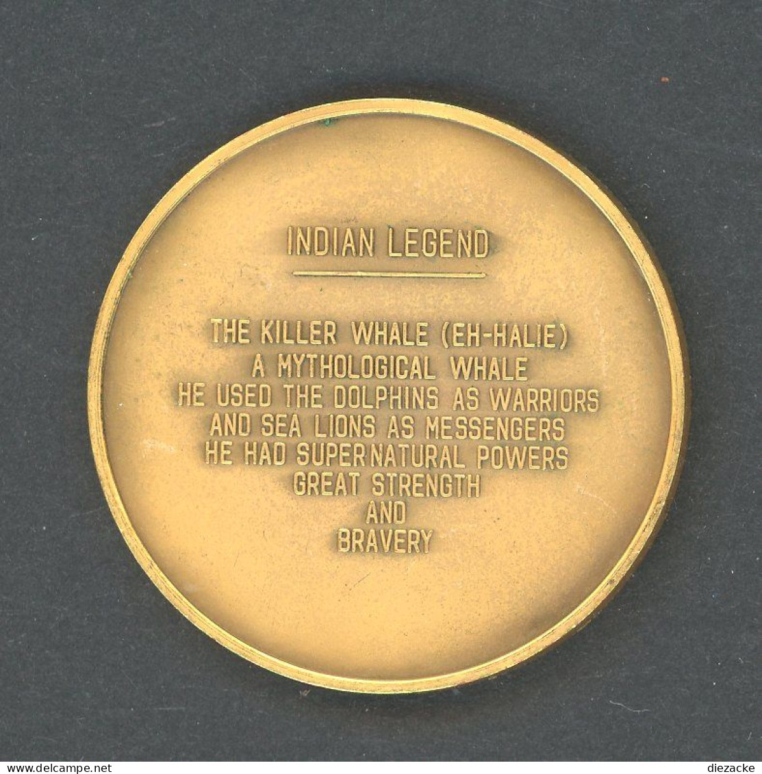 Kanada Medaille Killer Whale Of British Columbia, Bronze (M5032 - Proeven & Herslagen