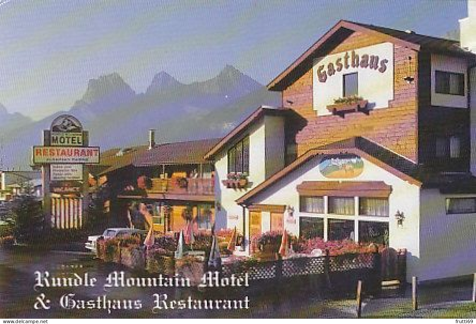 AK 194282 CANADA - Canmore - Rundle Mountain Motel & Gasthaus Restaurant - Autres & Non Classés