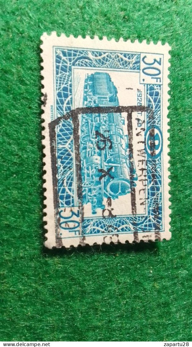 BELÇİKA-   DEMİRYOLU PAKET  POSTASI --1952-87-   30 FR.   DAMGALI - Used