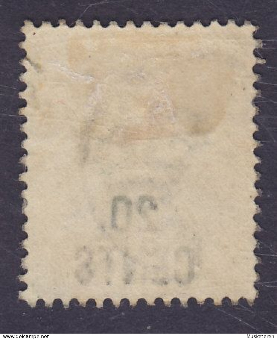 Hong Kong 1891 Mi. 48Ib, 20c. / 30c. Victoria SHANGHAI 1893 Cancel, Cote 170€ (2 Scans) - Used Stamps