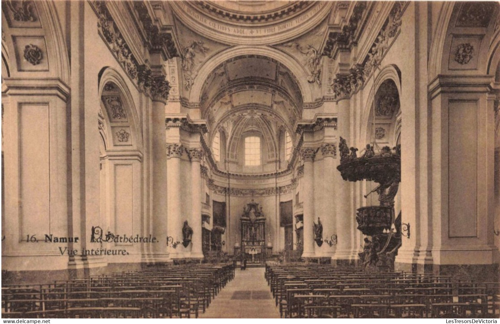 BELGIQUE - Namur - La Cathédrale - Vue Intérieure - Carte Postale Ancienne - Namur