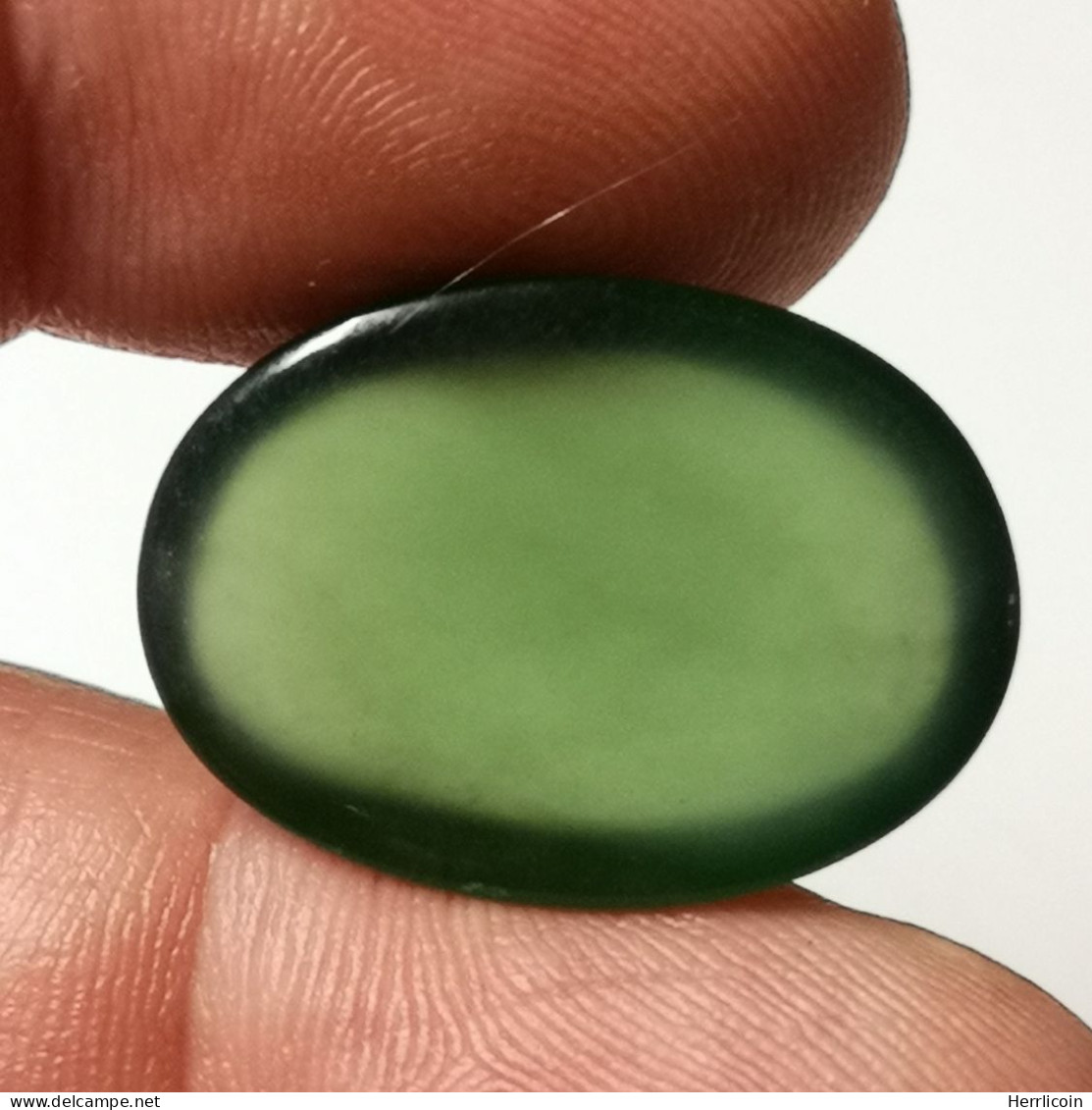 Serpentine Naturelle D'Afrique - Cabochon 21.90 Carats - 24.4 X 17.5 X 7.0 Mm - Other & Unclassified