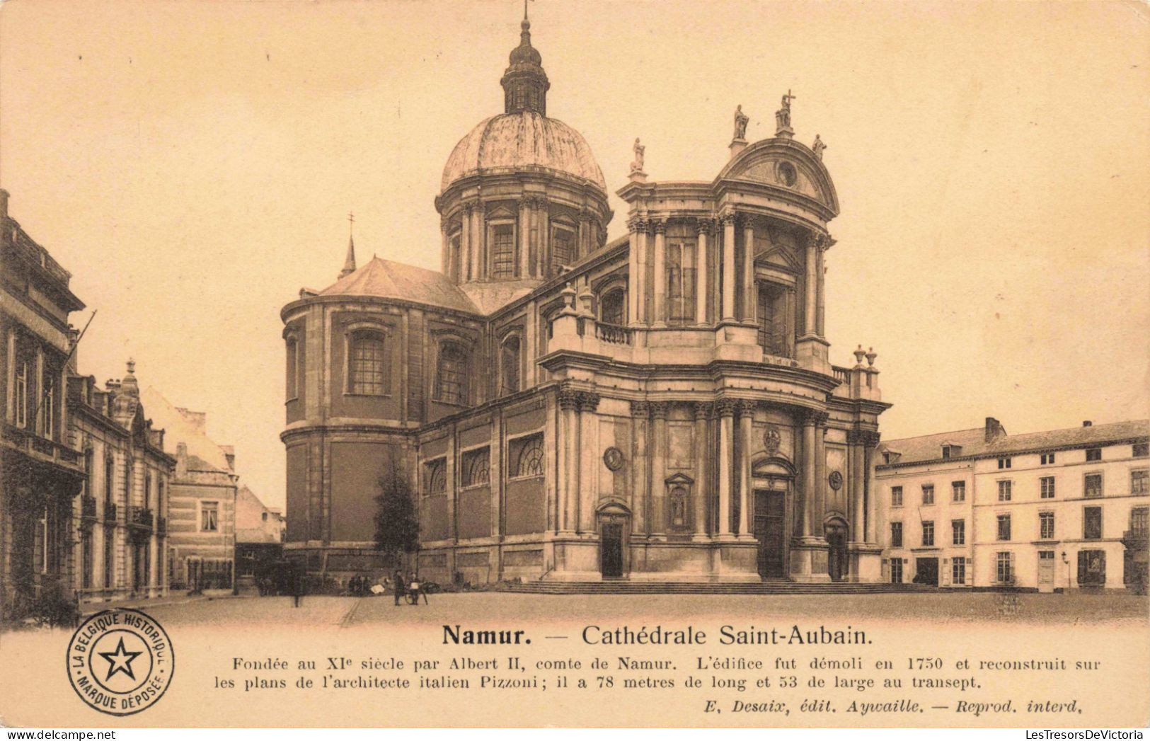 BELGIQUE - Namur - Cathédrale Saint-Aubain - Carte Postale Ancienne - Namur