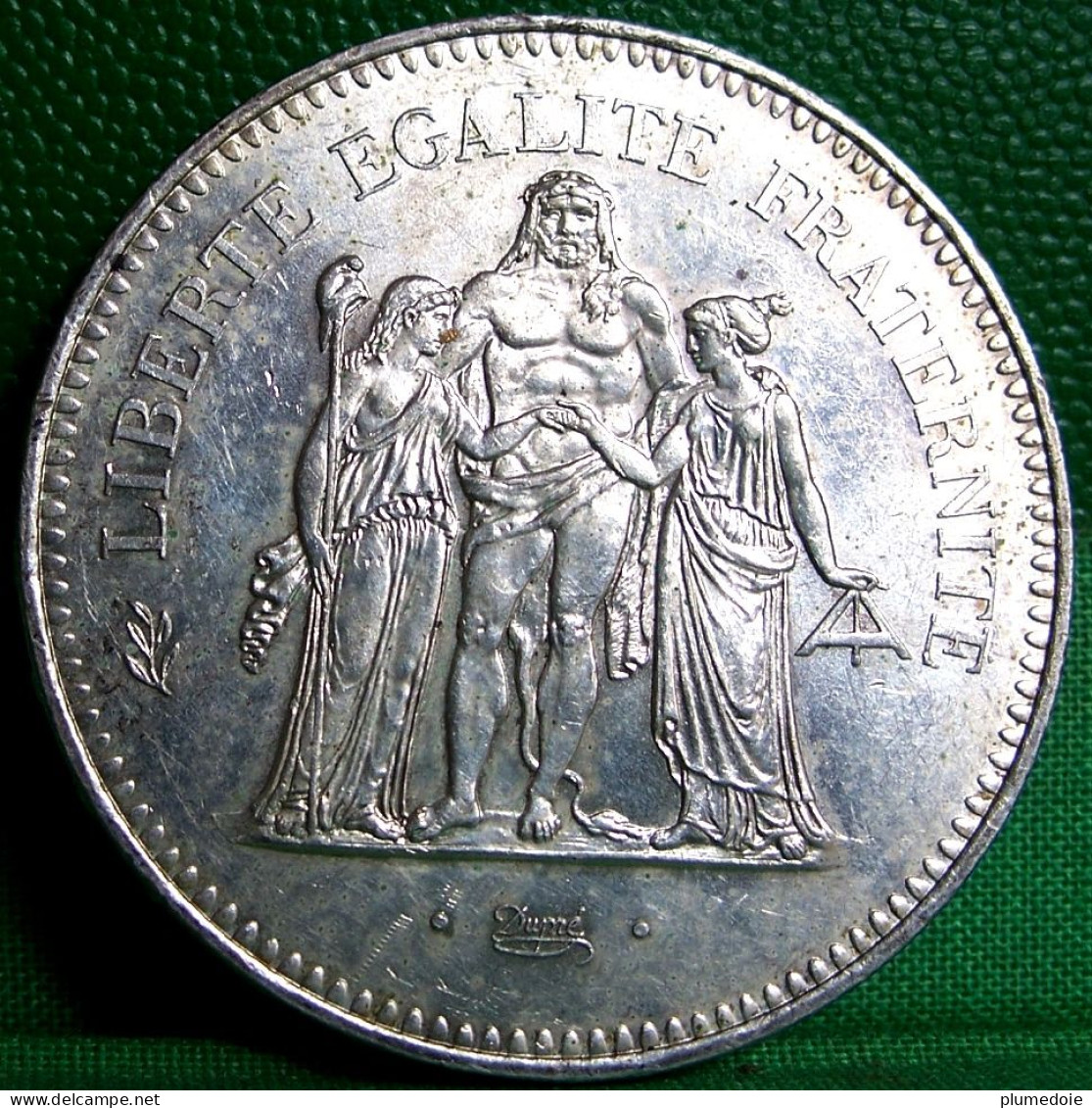 MONNAIE ARGENT . 50 FRANCS 1979  HERCULE . FRANCE SILVER COIN .  TTB - 50 Francs