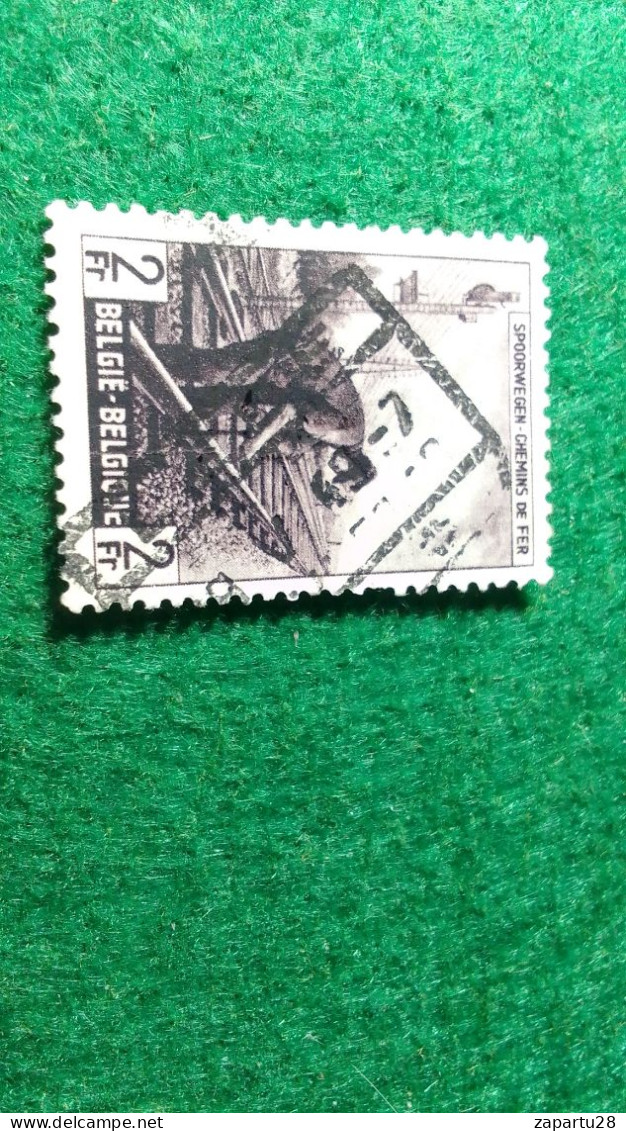 BELÇİKA-   DEMİRYOLU PAKET  POSTASI --1952-87-  2 FR.   DAMGALI - Used