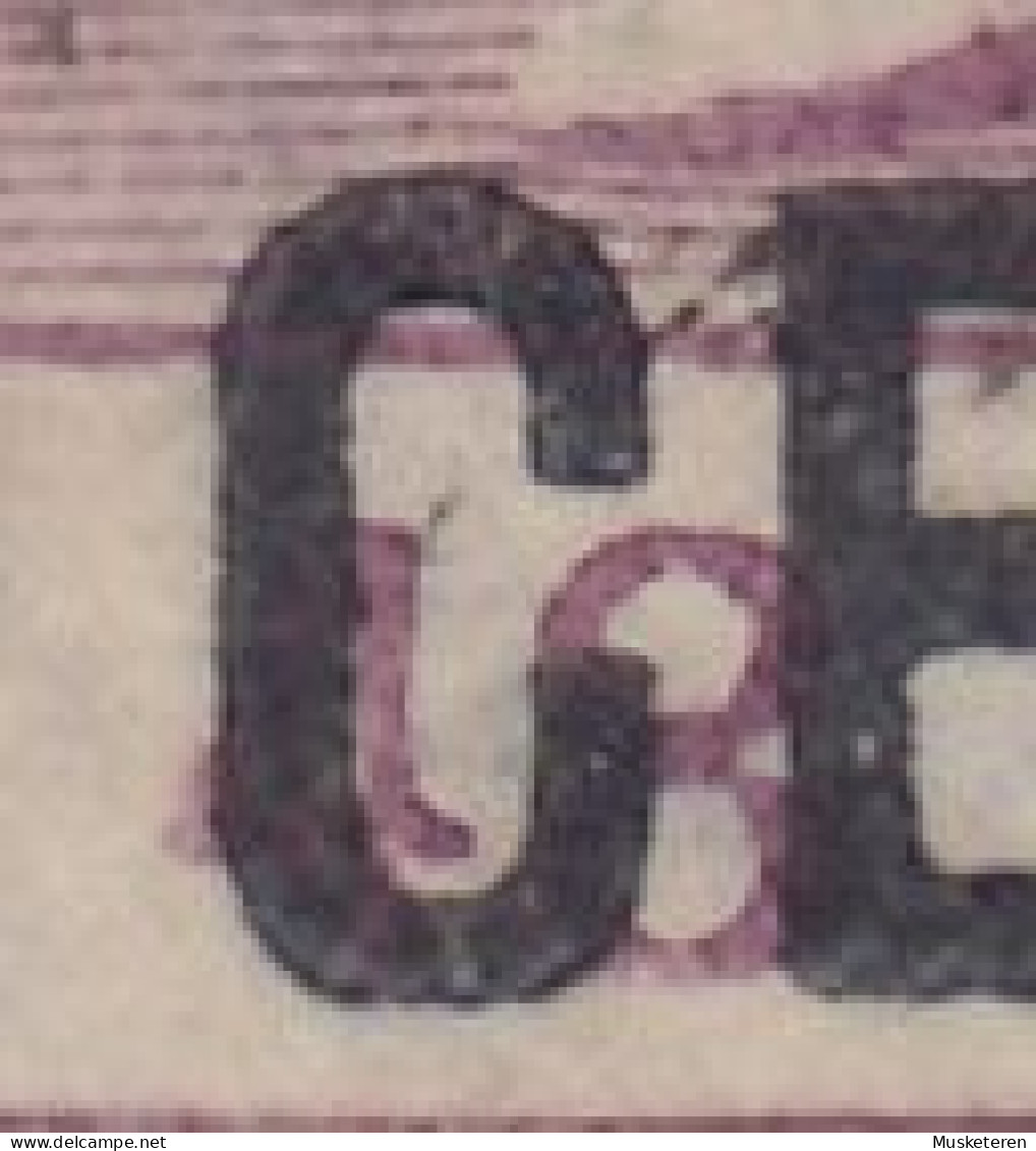 Hong Kong 1891 Mi. 49II, 50c. / 48c. Victoria ERROR Variety '5' & 'C' Cut Short & Short Upper Beam On '5' (2 Scans) - Usados