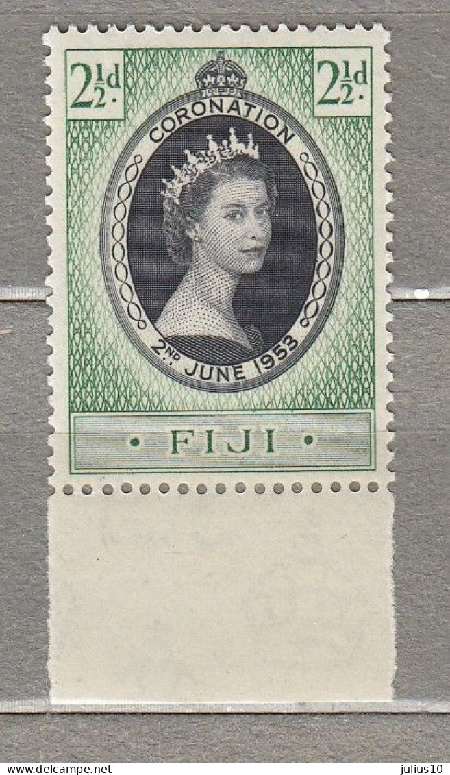 FIJI 1953 QEII Coronation MNH(**) Mi 122 #34356 - Fiji (...-1970)