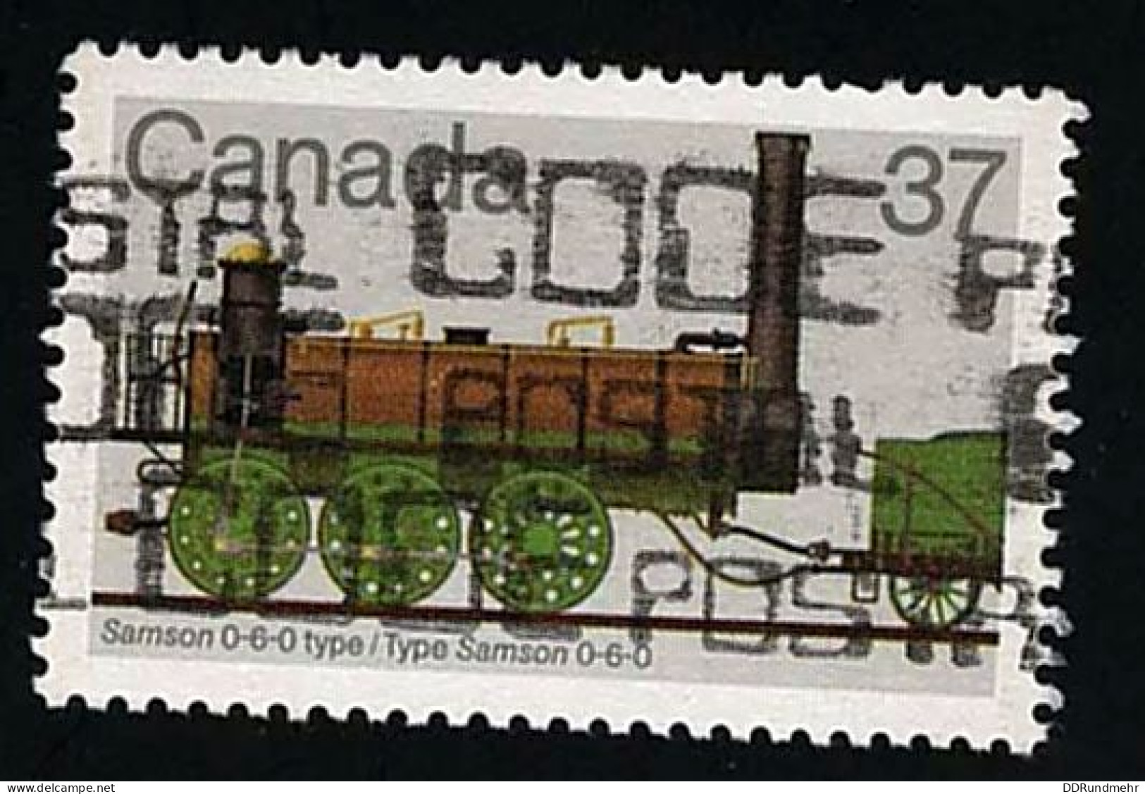 1983 Locomotives  Michel CA 895 Stamp Number CA 1001 Yvert Et Tellier CA 859 Stanley Gibbons CA 1108 Used - Gebruikt