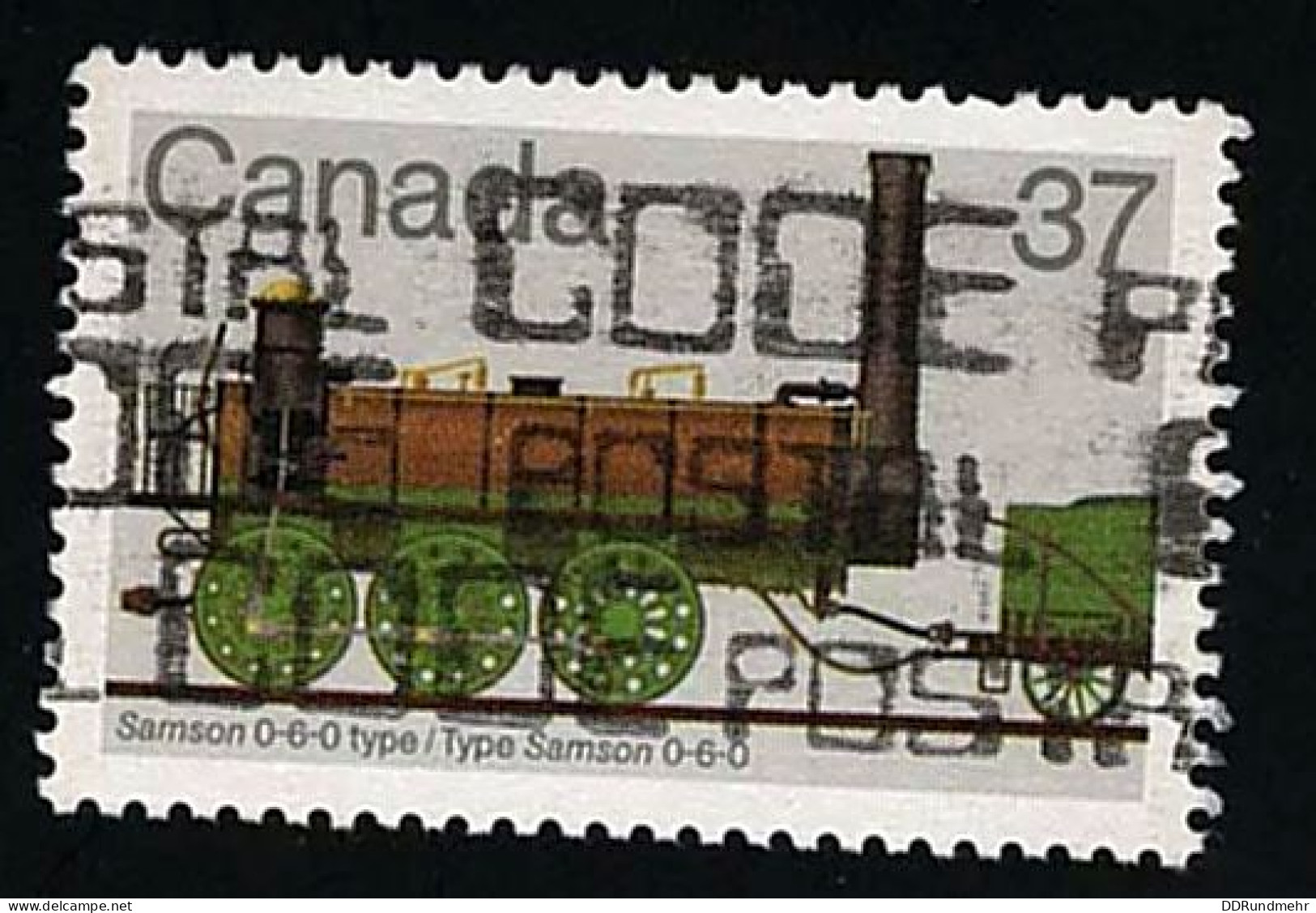 1983 Locomotives  Michel CA 895 Stamp Number CA 1001 Yvert Et Tellier CA 859 Stanley Gibbons CA 1108 Used - Oblitérés