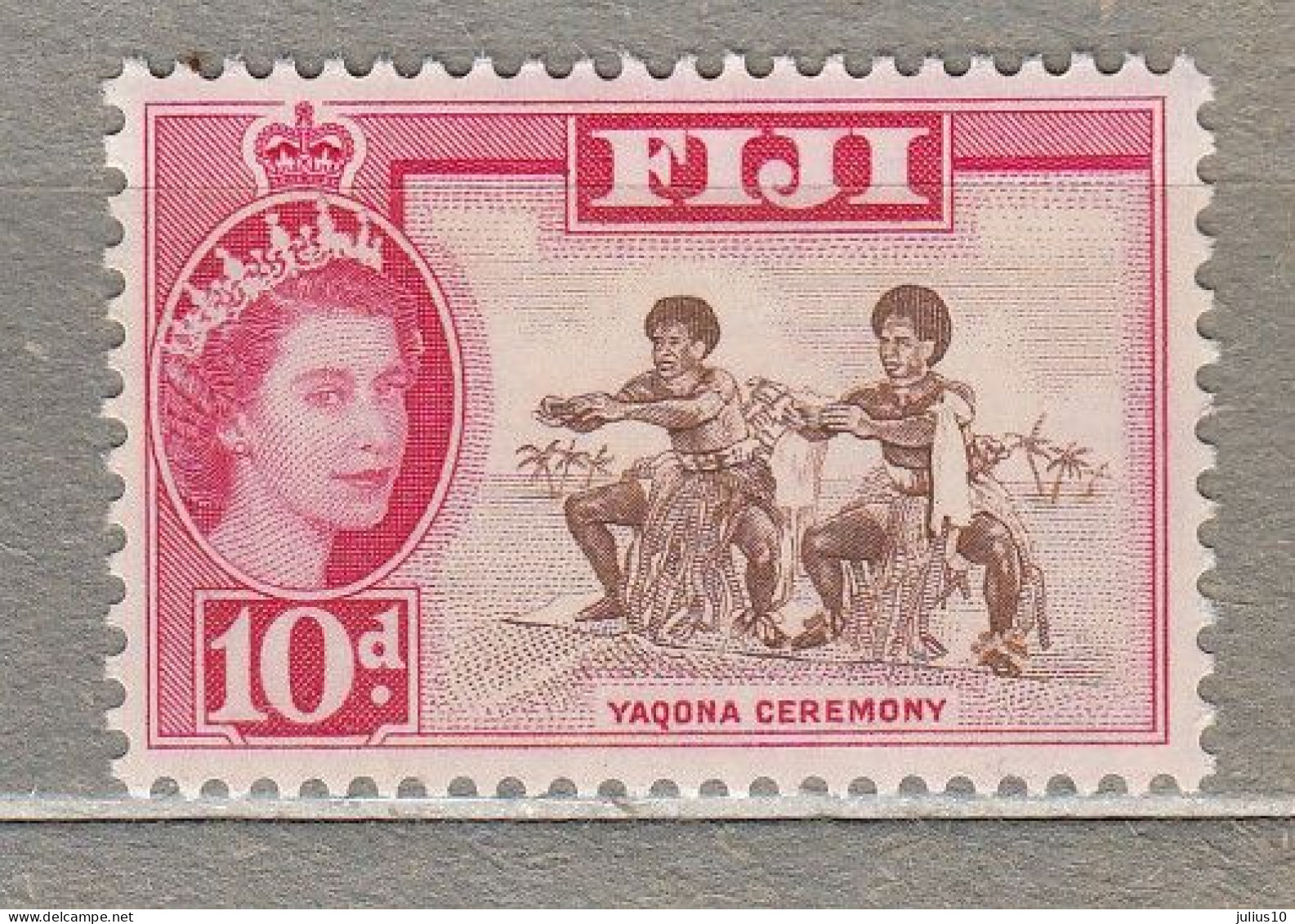 FIJI 1963 QEII Traditions MNH(**) Mi 148 #34357 - Fiji (...-1970)