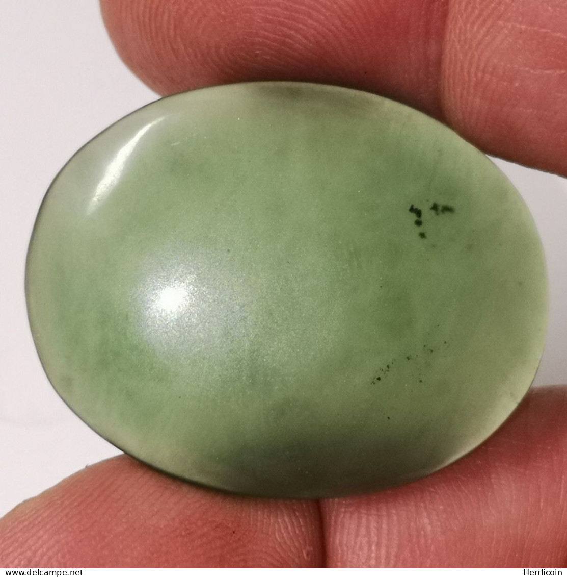 Serpentine Naturelle D'Afrique - Cabochon 34.08 Carats - 33.5 X 26.6 X 4.7 Mm - Autres & Non Classés