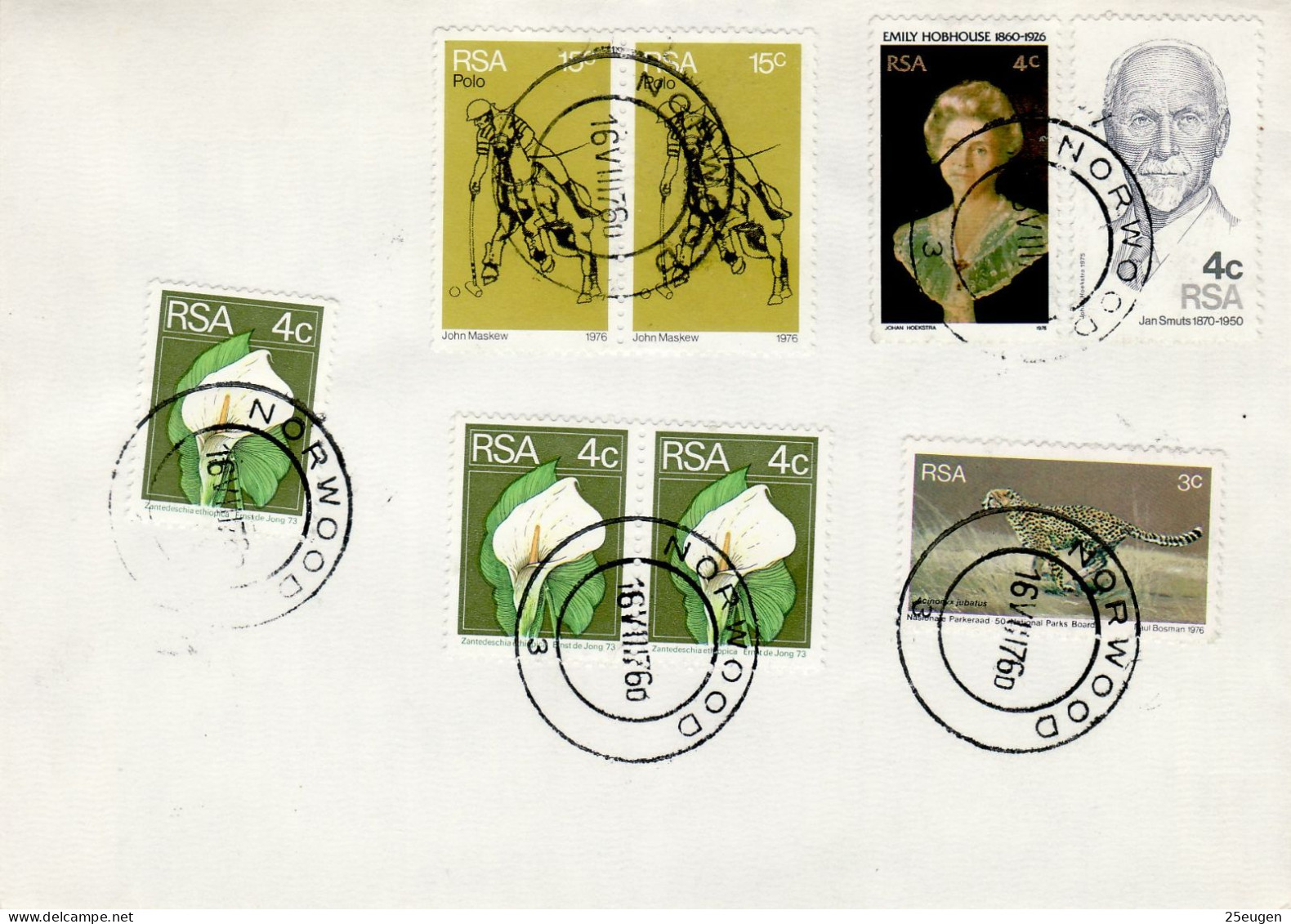 SOUTH AFRICA 1976 COVER WITH STAMPS - Covers & Documents