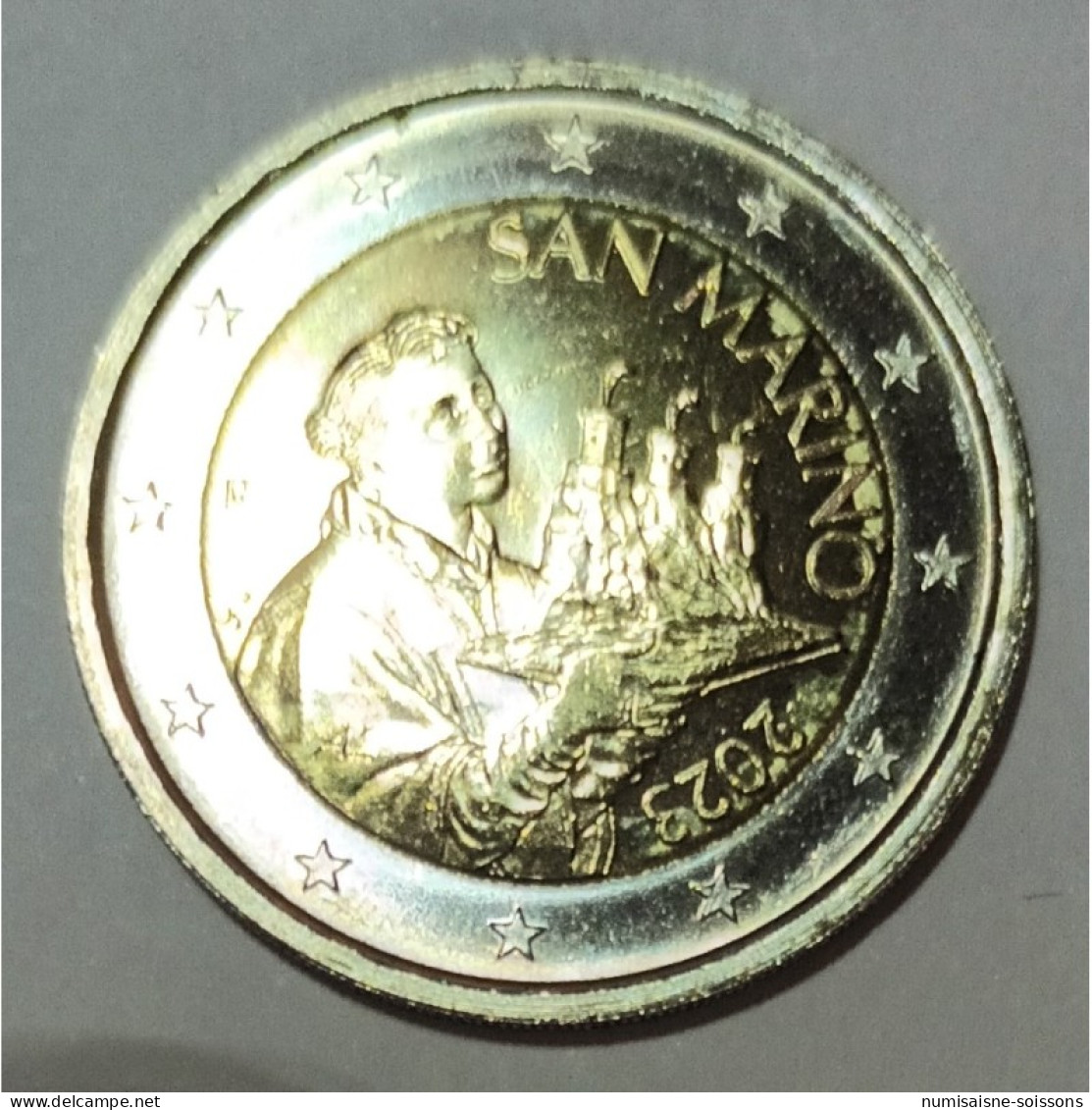 SAINT-MARIN - 2 EURO 2023 - LE SAINT MARIN - MONNAIE DE CIRCULATION COURANTE - San Marino