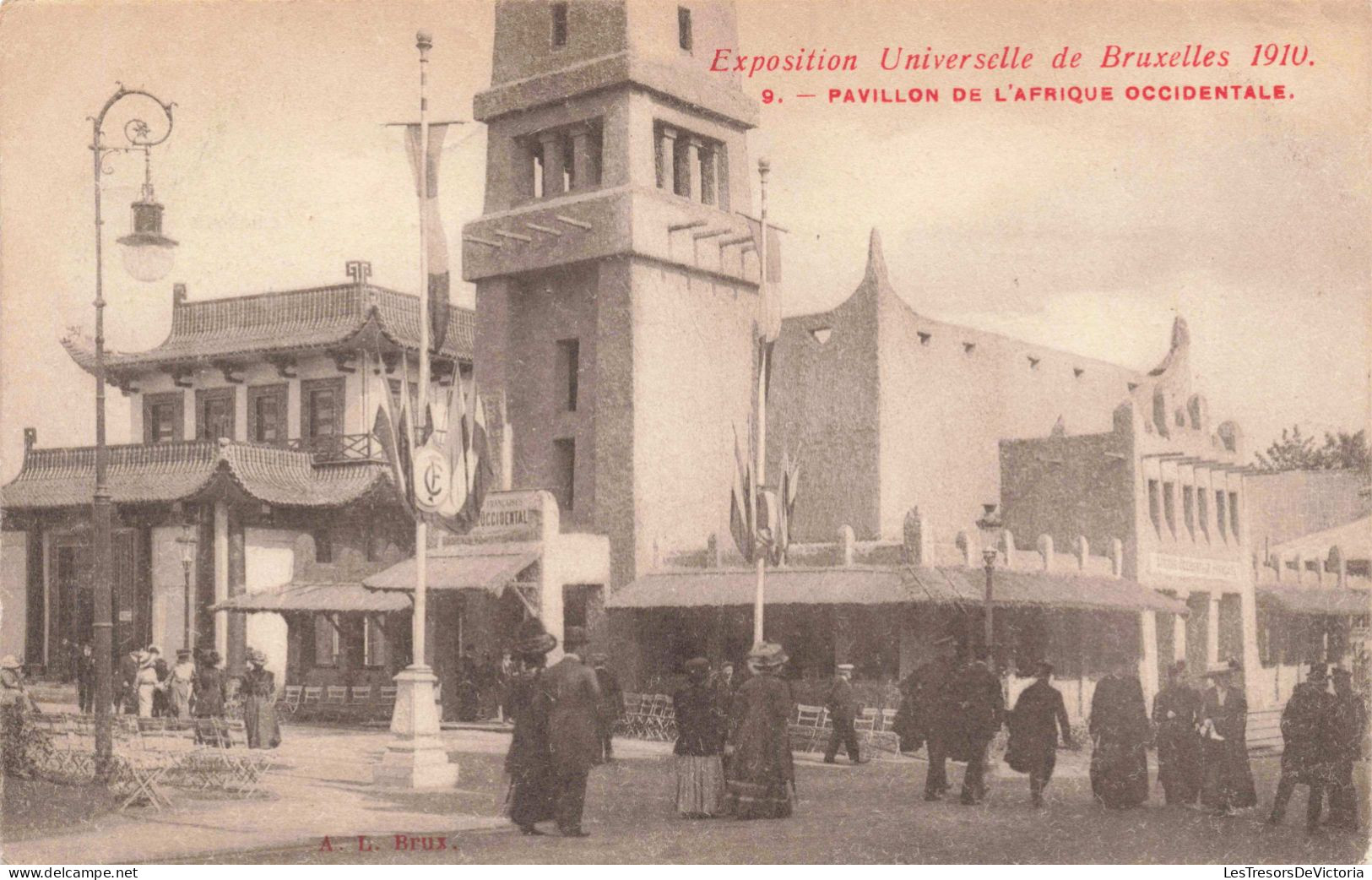 BELGIQUE - Bruxelles - Exposition Universelle De Bruxelles 1910 - Pavillon De L'Afrique.. - Carte Postale Ancienne - Weltausstellungen