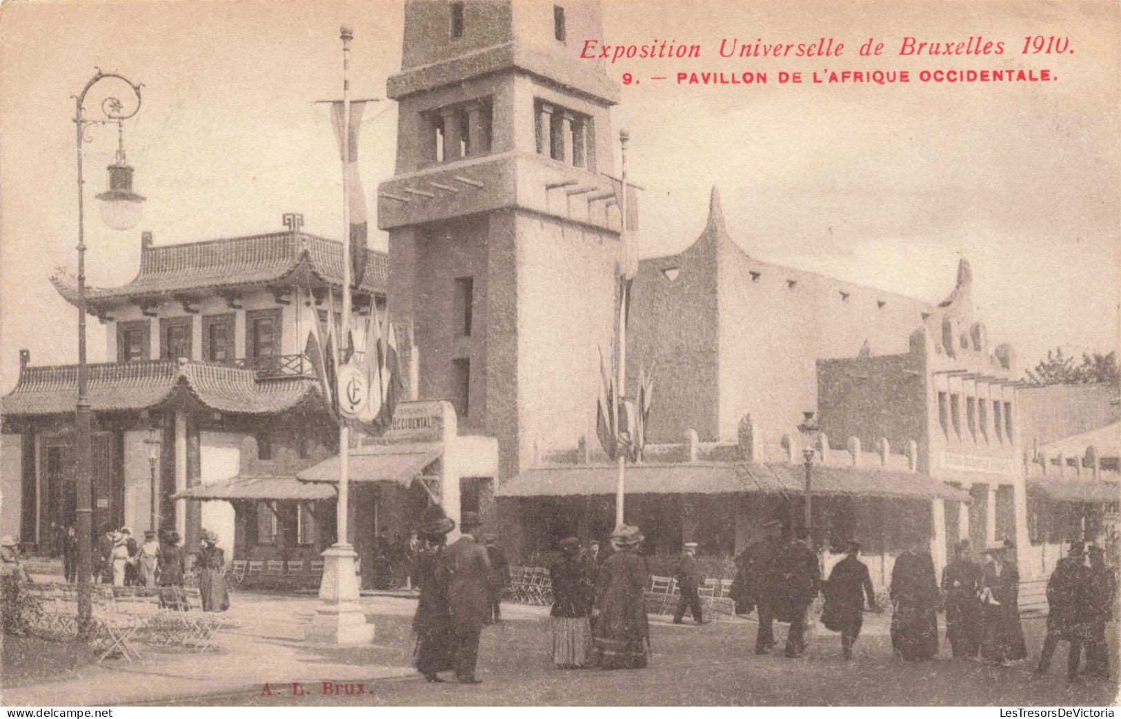 BELGIQUE - Bruxelles - Exposition Universelle De Bruxelles 1910 - Pavillon De L'Afrique.. - Carte Postale Ancienne - Expositions Universelles