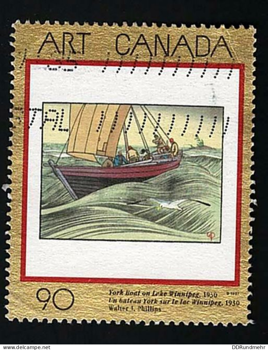 1997 York Boat  Michel CA 1613 Stamp Number CA 1635 Yvert Et Tellier CA 1505 Stanley Gibbons CA 1721 Used - Oblitérés