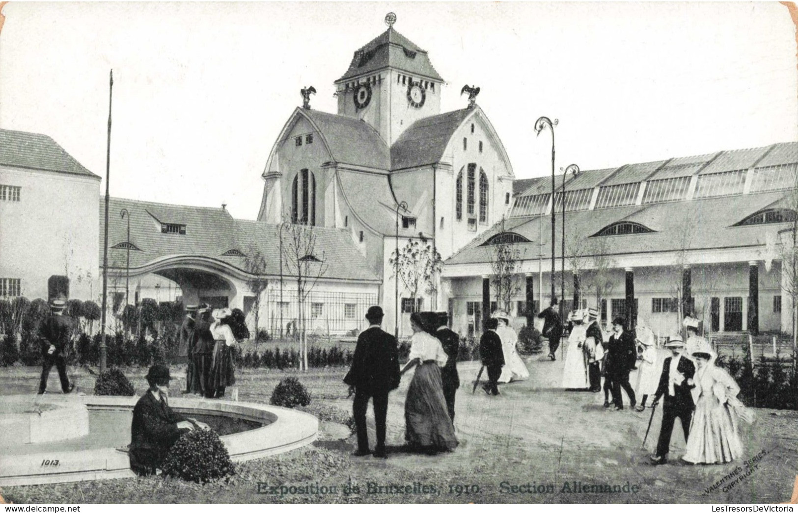 BELGIQUE - Bruxelles - Exposition De Bruxelles 1910 - Section Allemande - Carte Postale Ancienne - Universal Exhibitions