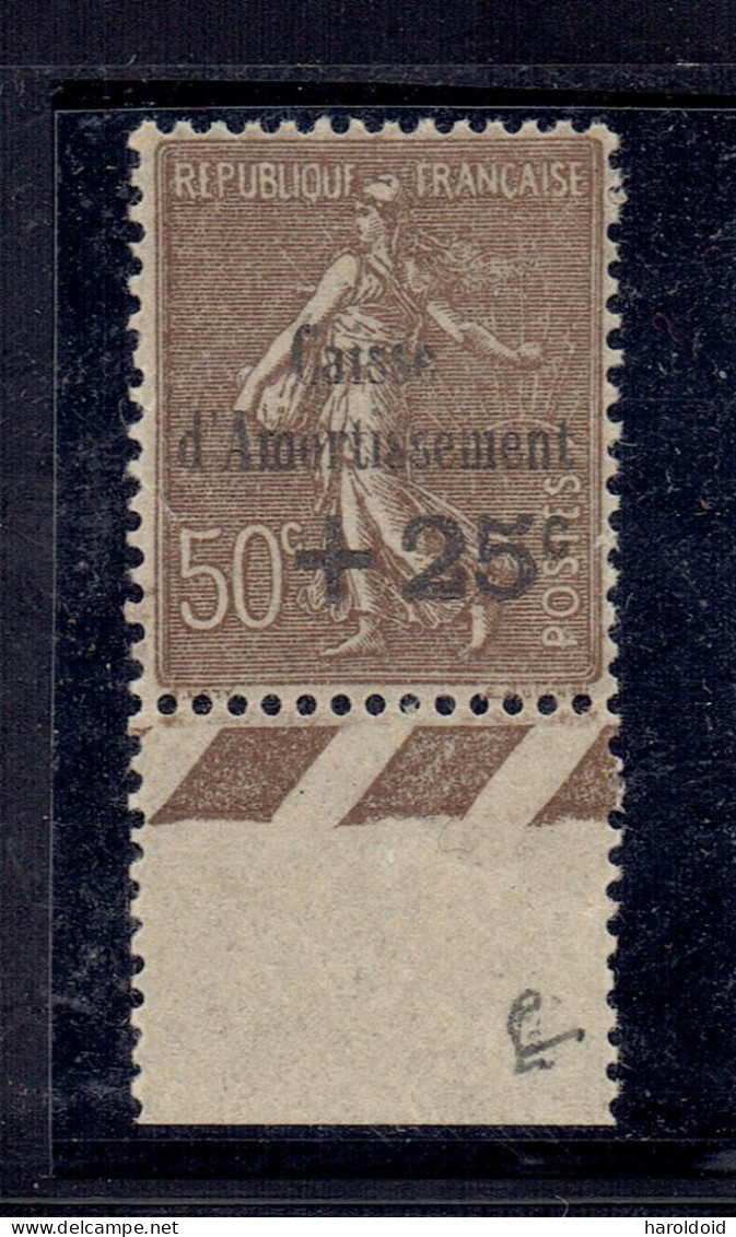 N°267 XX MNH TTB - BORD DE FEUILLE - 1927-31 Caisse D'Amortissement