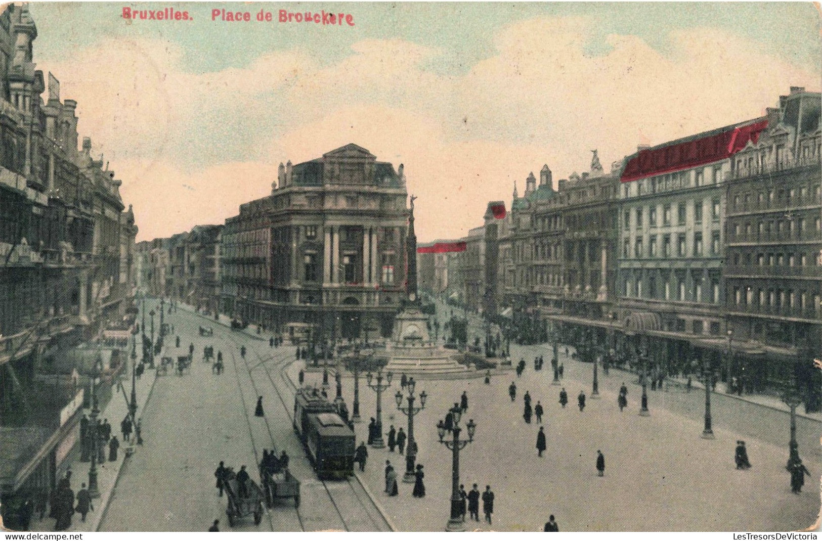 BELGIQUE - Bruxelles - Place De Brouckère - Carte Postale Ancienne - Plätze