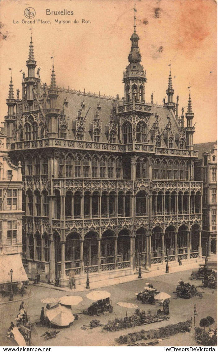 BELGIQUE - Bruxelles - La Grand Place - Maison Du Roi - Carte Postale Ancienne - Piazze