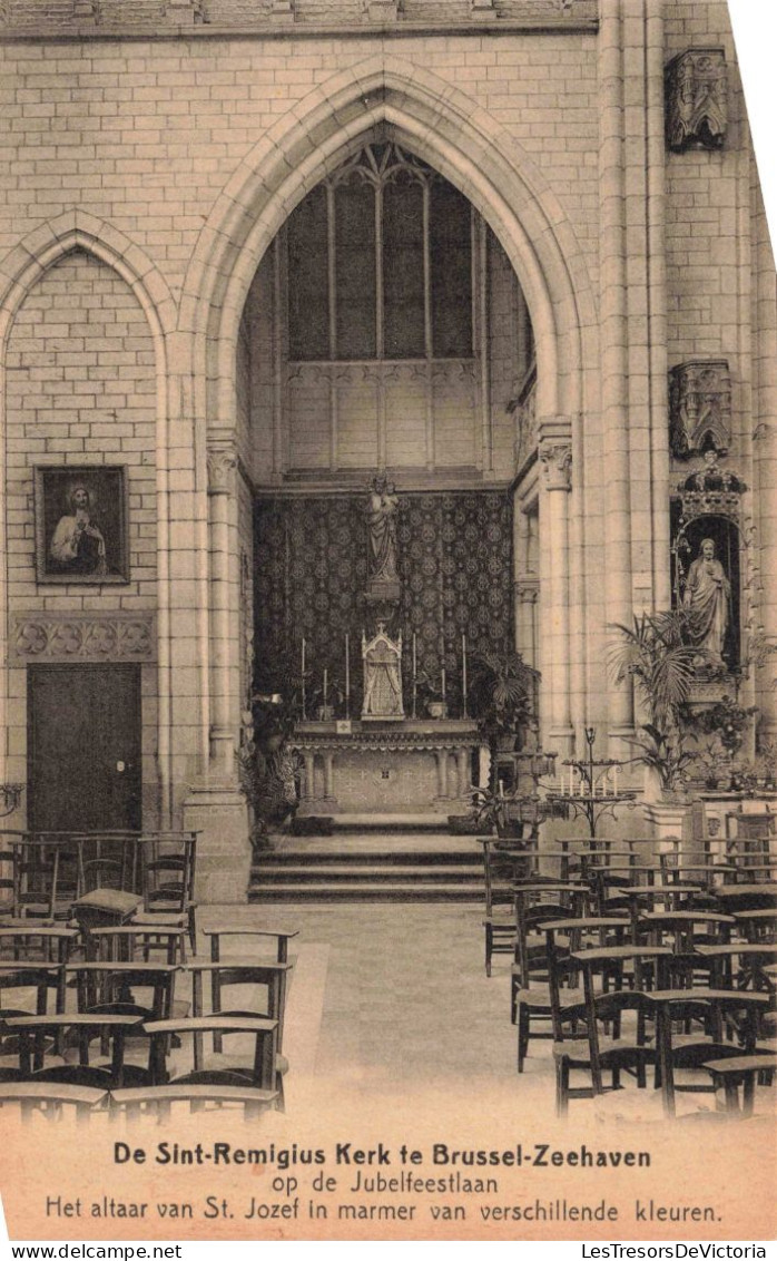 BELGIQUE - Bruxelles - DeSint-Remigius Kerk Te Brussel-Zeehaven - Carte Postale Ancienne - Other & Unclassified